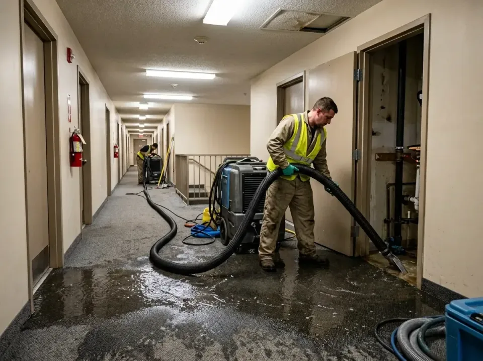 multi-unit-apartment-hallway-f-005 — frequently asked questions, Emergency Burst Pipe Water Extraction & Removal in East Qui…